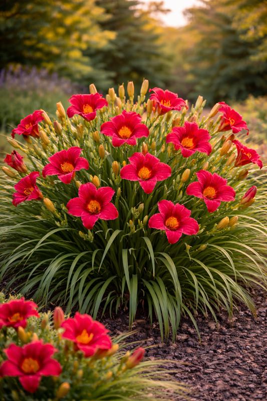 Hemerocallis Daylilies - Pardon Me